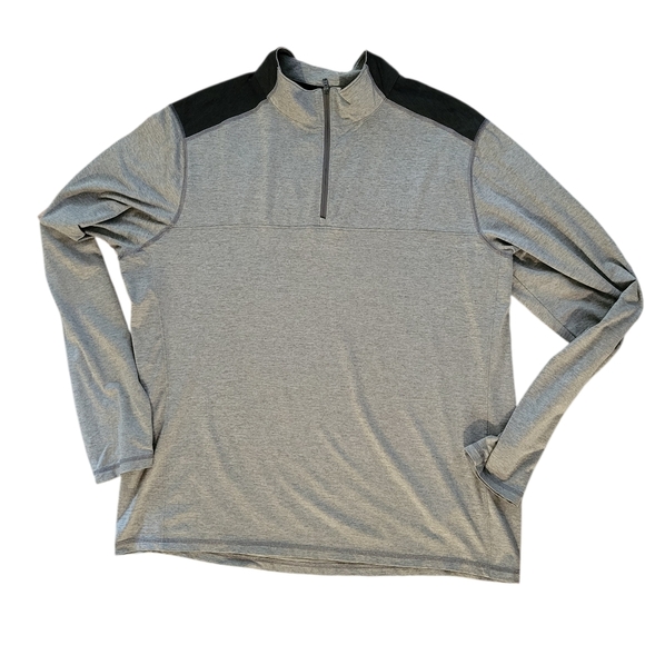 Columbia Lightweight Gray Quarter-Zip Pullover - Picture 2 of 9